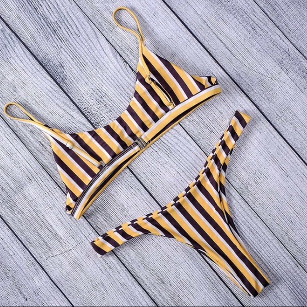 Striped Bikini - Picture 3 of 4